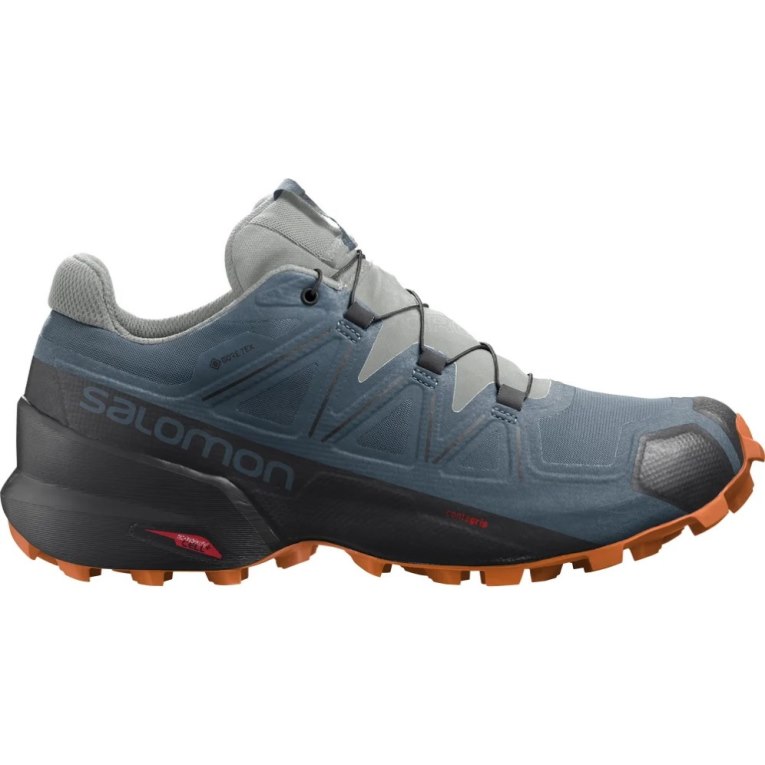 Salomon Speedcross 5 GTX Trailove Bezecke Tenisky Panske Modre | SK 5TVOEC